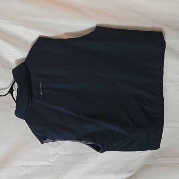 Tommy Hilfiger  Packable Sleeve and Hood Jacket Vest sz XL Navy Pre-owned - Picture 4 of 15